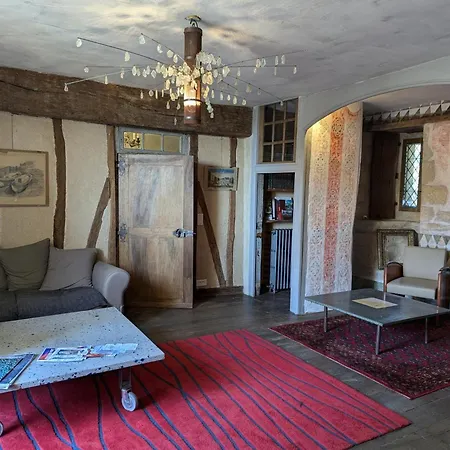 منزل ريفي Prieure Du Xveme Restaure, Jardin Clos De 2000 M², Piscine, Cheminee, Wifi Fibre, Proche Eglise - Fr-1-653-219