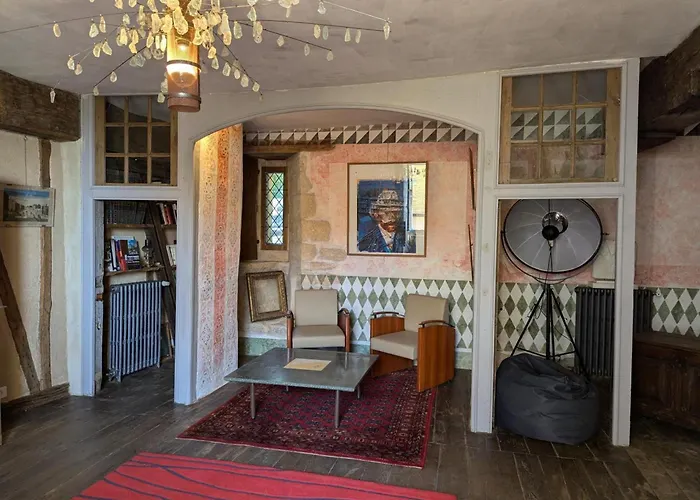 Ferienhaus Prieure Du Xveme Restaure, Jardin Clos De 2000 M², Piscine, Cheminee, Wifi Fibre, Proche Eglise - Fr-1-653-219 Beaulieu-sur-Sonnette