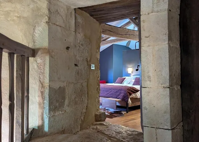 Prieure Du Xveme Restaure, Jardin Clos De 2000 M², Piscine, Cheminee, Wifi Fibre, Proche Eglise - Fr-1-653-219 Ferienhaus Beaulieu-sur-Sonnette