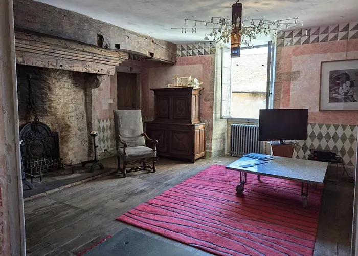 Prieure Du Xveme Restaure, Jardin Clos De 2000 M², Piscine, Cheminee, Wifi Fibre, Proche Eglise - Fr-1-653-219 Ferienhaus